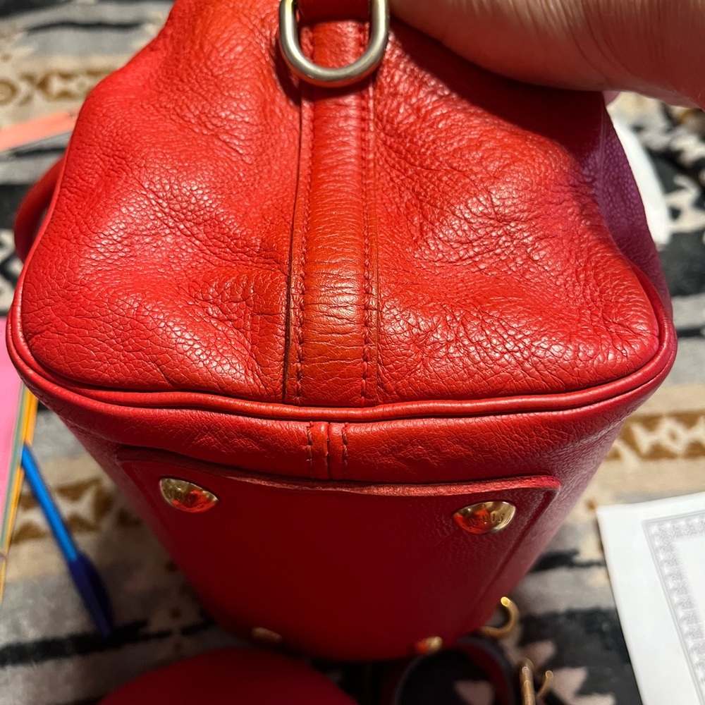 Louis Vuitton EUC COA* Speedy Bandouliere Empriente Cherry - Picture 8 of 17